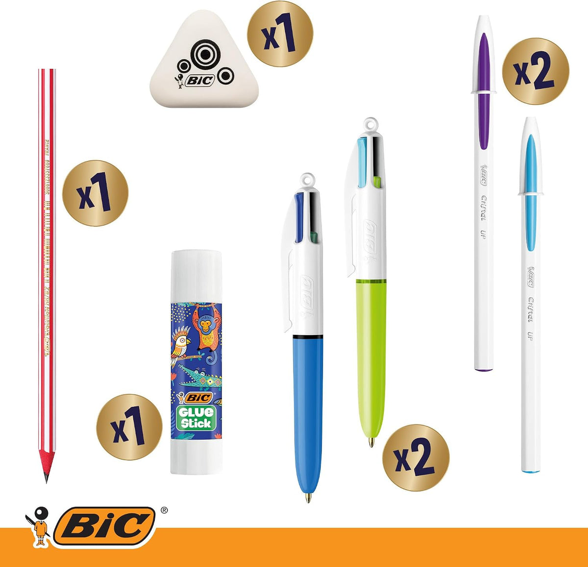 BIC Adwentowy kalendarz mix Pudełko 20szt