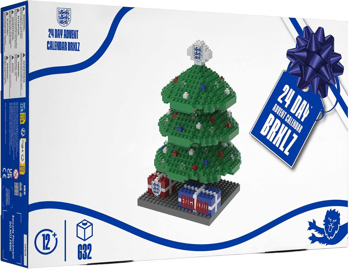 FOCO FOCO na oficjalnej licencji England BRXLZ model konstrukcyjny 3D z klocków kalendarz adwen