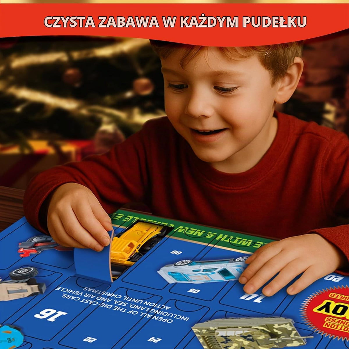 Quanquer Alloy Cars Advent kalendarz 2025 dla dzieci