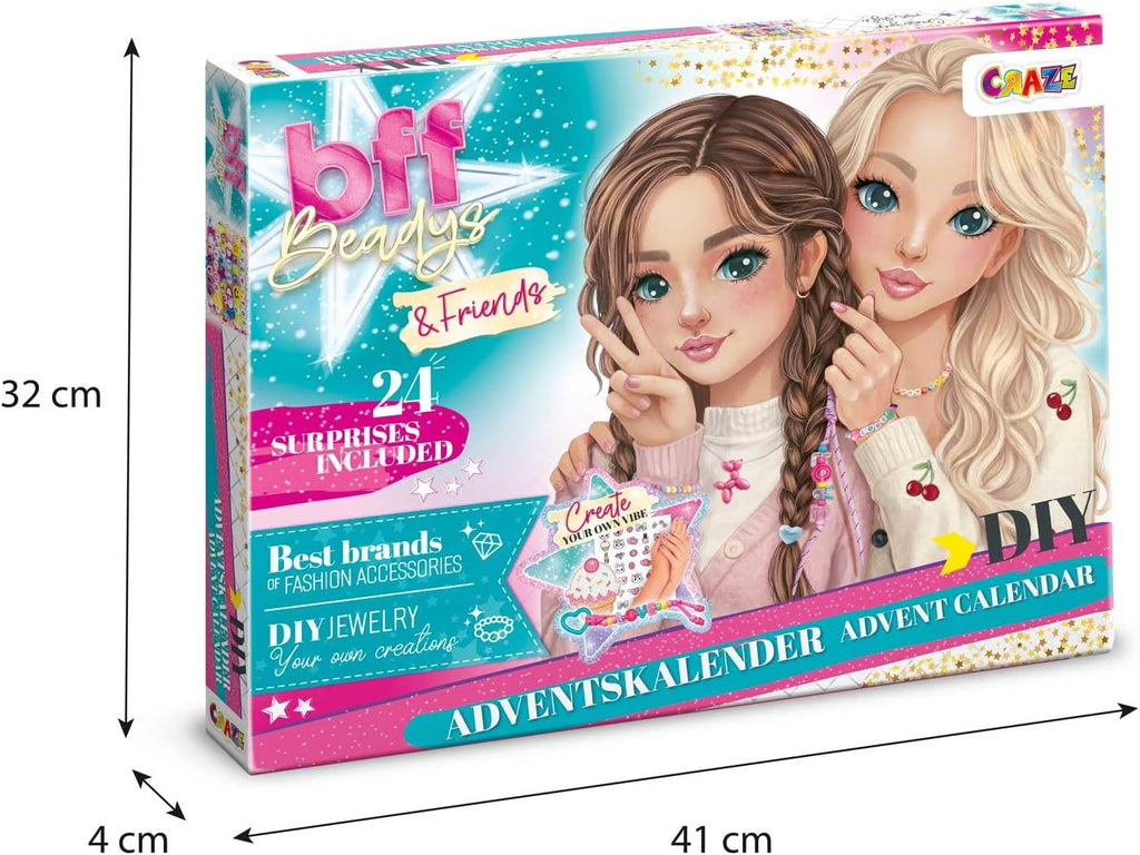 CRAZE CRAZE BFF & Friends kalendarz adwentowy 2026 – biżuteria DIY i kreatywny