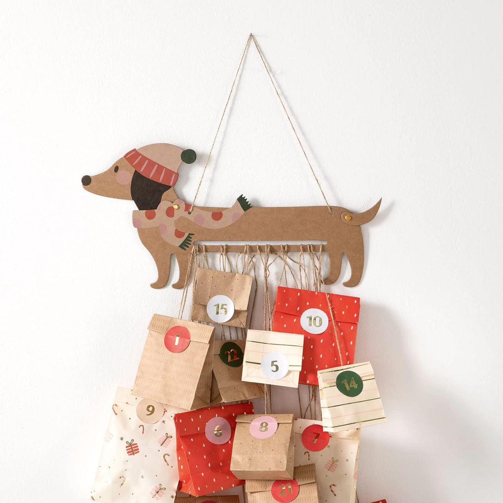 Folia 9382 – zestaw kalendarza adwentowego "Sausage Dog"