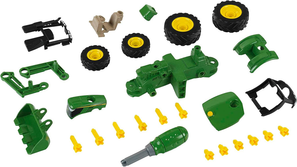 Theo Klein Kalendarz adwentowy traktor John Deere do skręcania