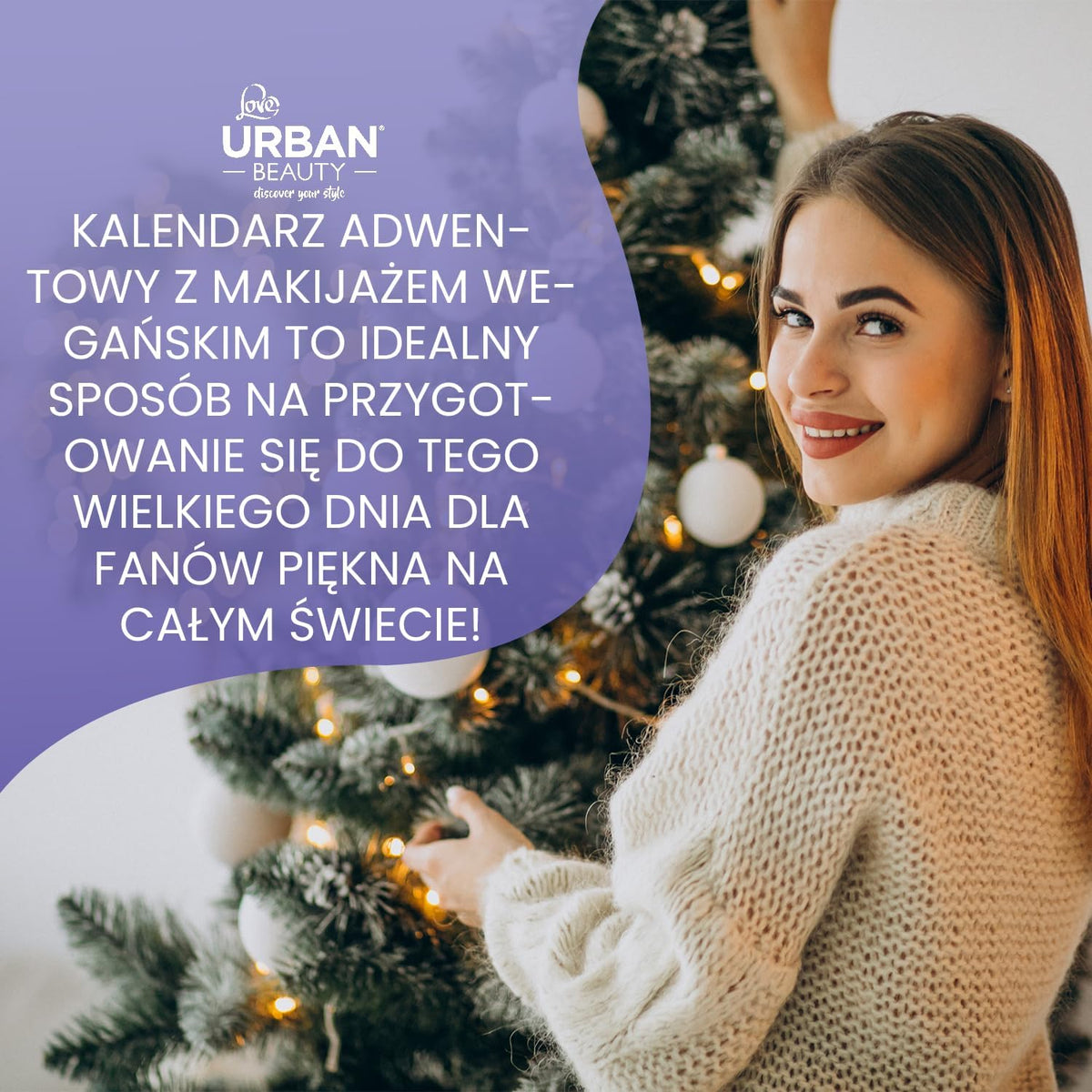 Love Urban Beauty Wegański kalendarz adwentowy z kosmetykami