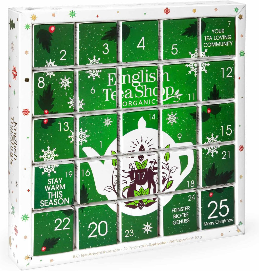 English Tea Shop Kalendarz Adwentowy ETS Green Puzzle 25 sztuk