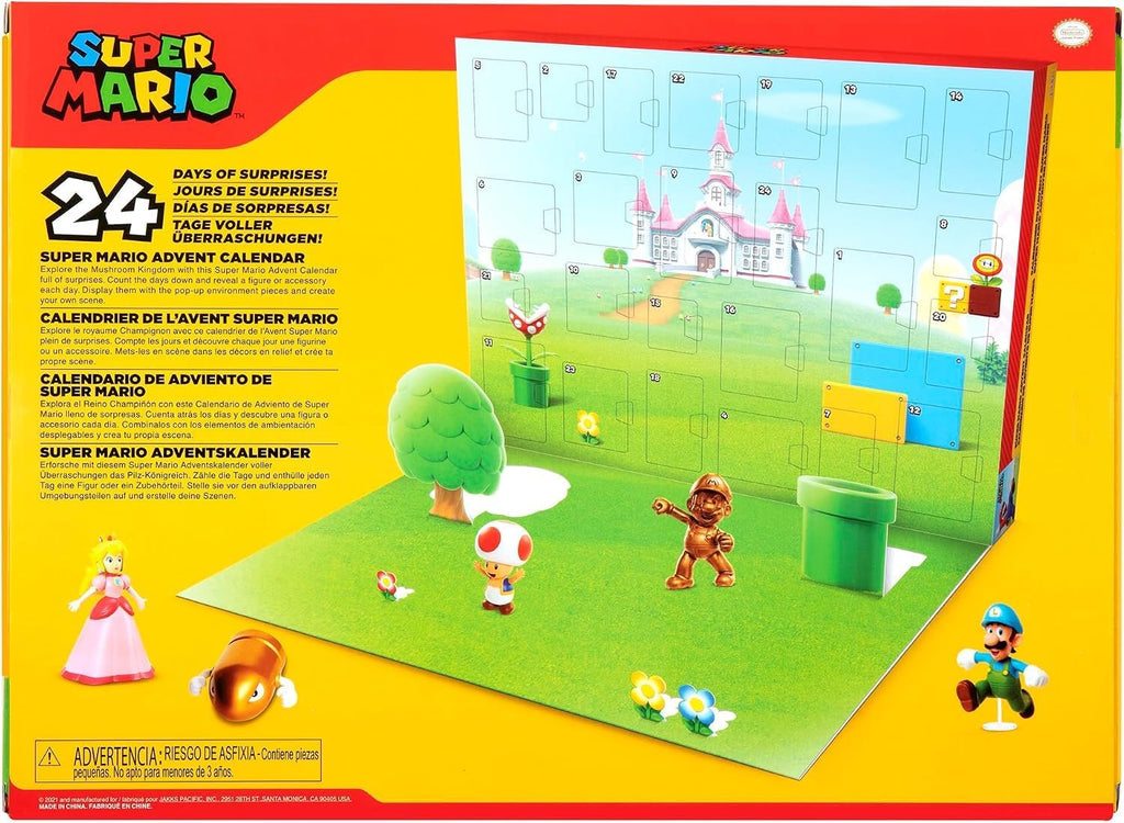 Jakks Pacific Nintendo Super Mario Mushroom Kingdom kalendarz adwentowy