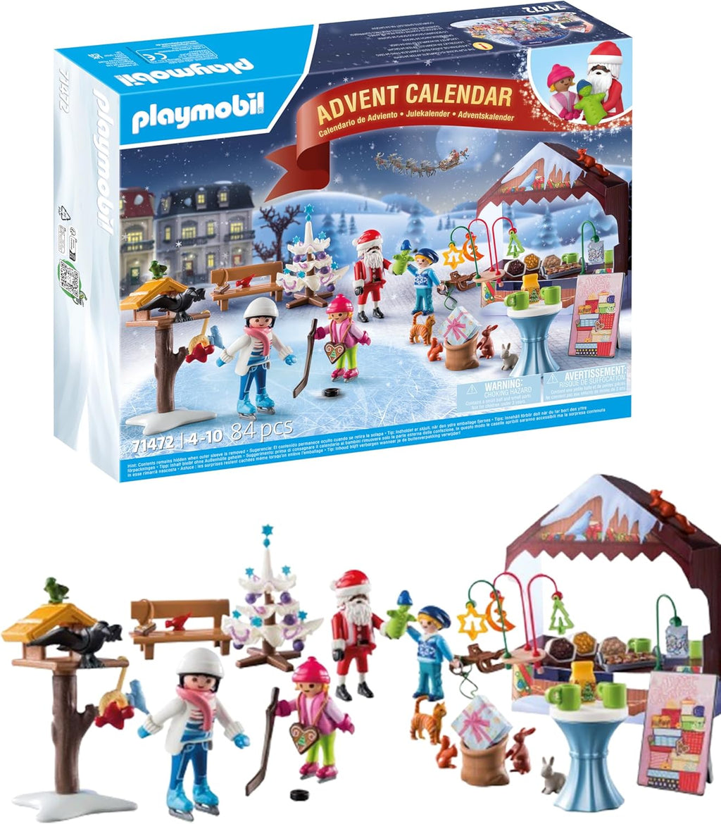 PLAYMOBIL Christmas 71472 Kalendarz adwentowy: Jarmark Bożonarodzeniowy