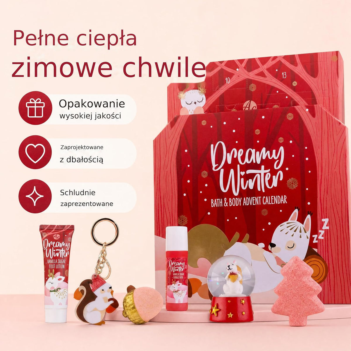 Accentra Kalendarz adwentowy Dream Winter z 24 niespodziankami