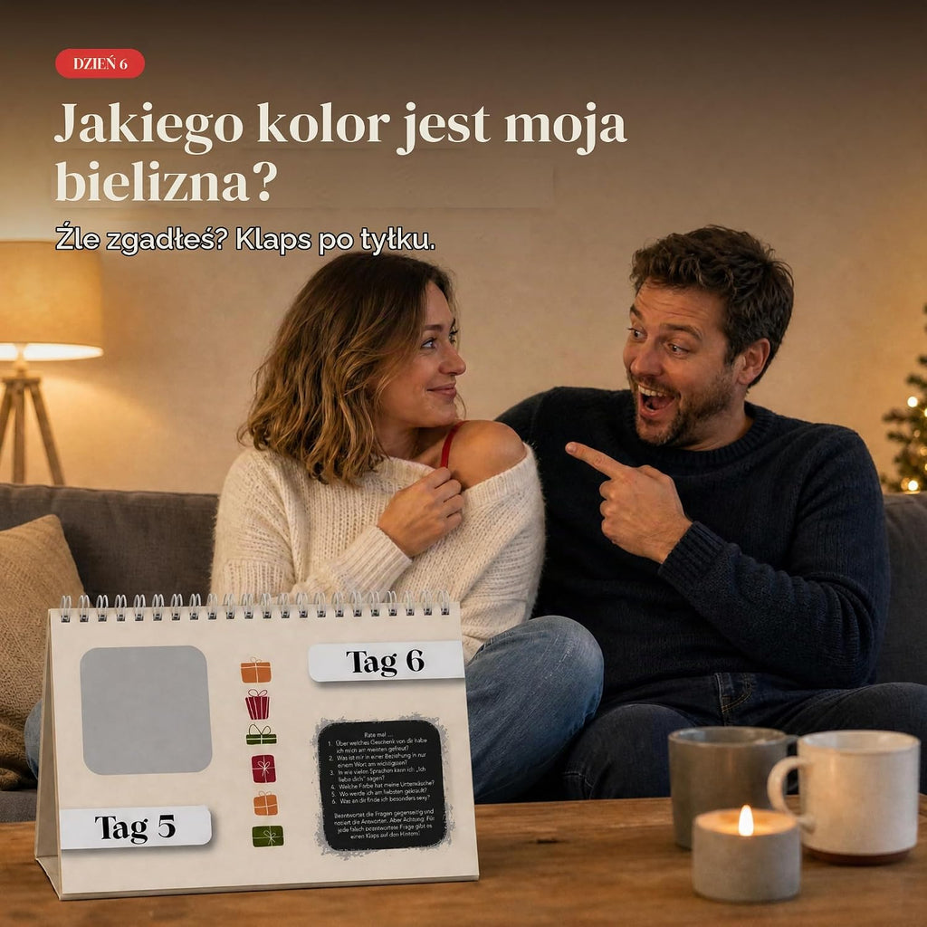 Kalendarz adwentowy dla par – 24 randki do zdrapywania