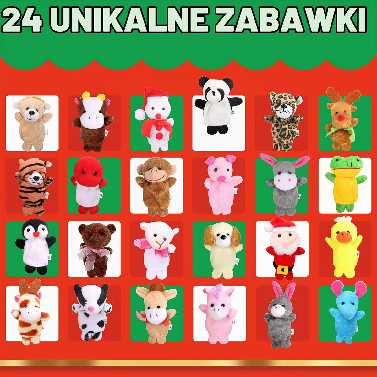 JOYIN Świąteczny kalendarz adwentowy 2024 z lalkami