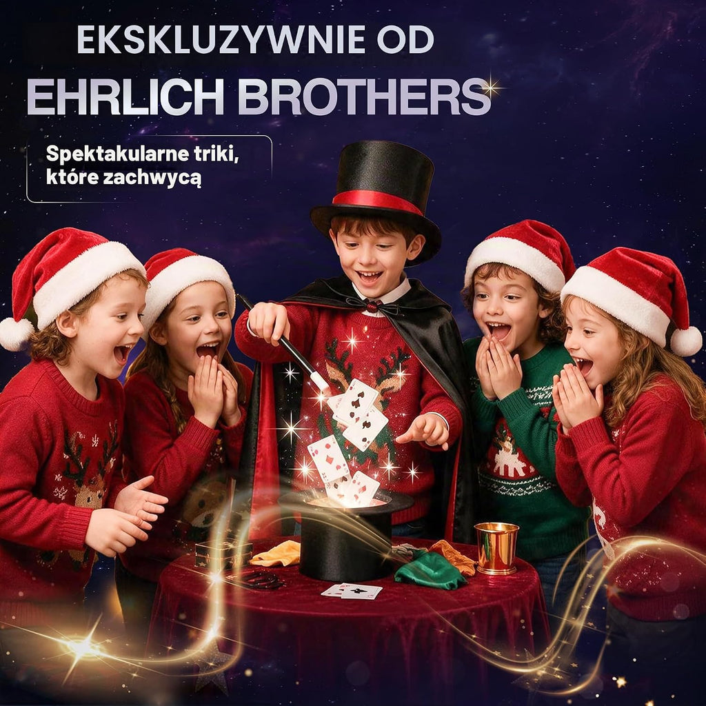 Clementoni Clementoni Ehrlich Brothers kalendarz adwentowy 2026 – kalendarz bożonarodzeniowy z 24 mag