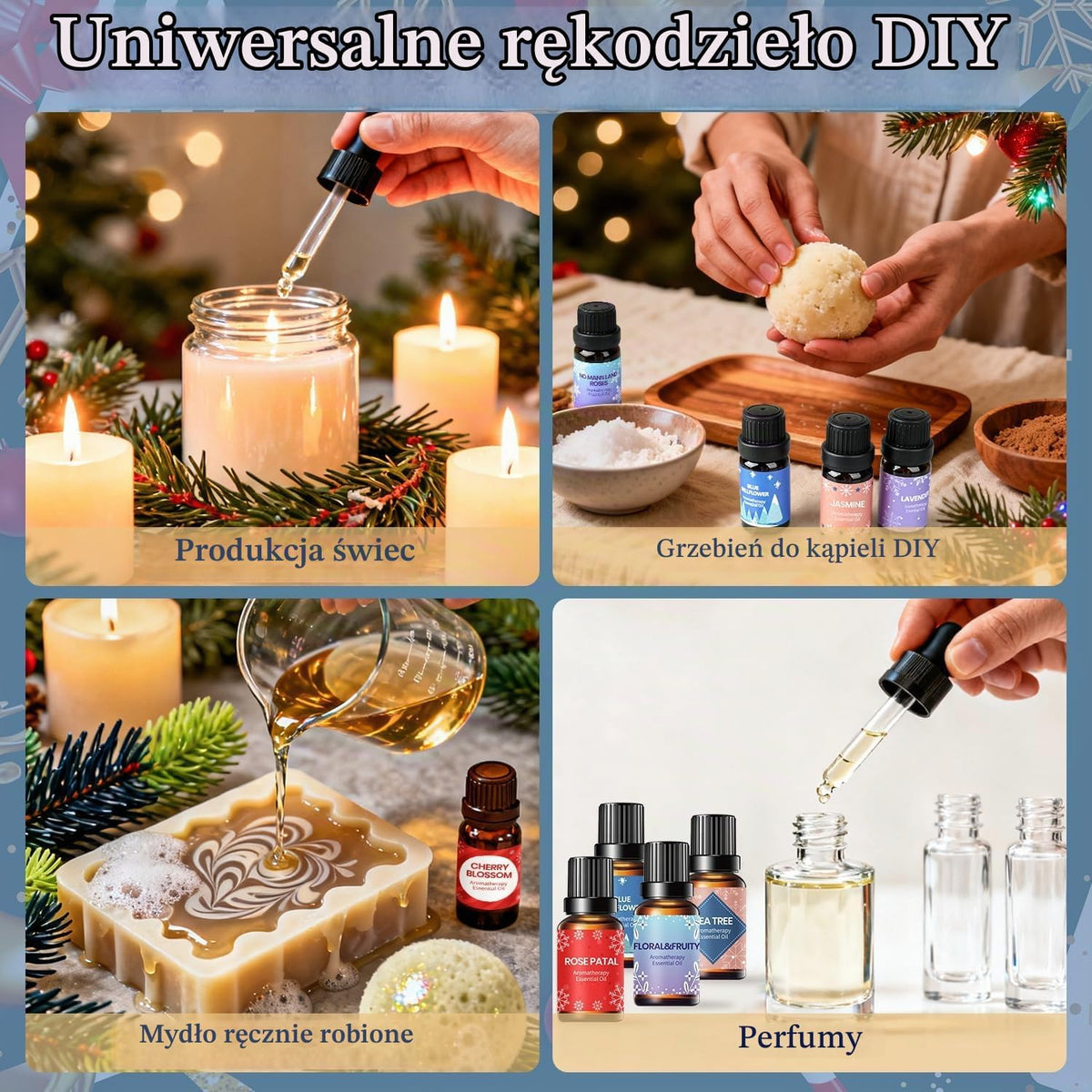 iZoeL Kalendarz adwentowy z olejkami zapachowymi – 24 dni aromaterapii