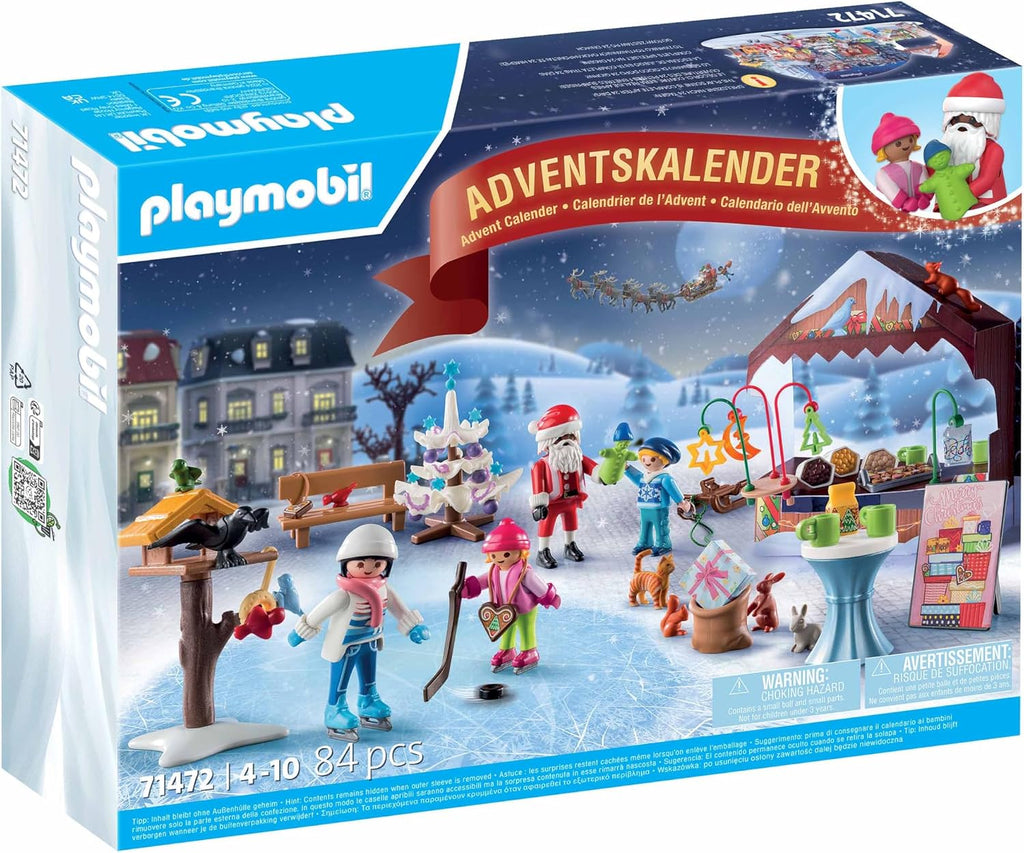 PLAYMOBIL Christmas 71472 Kalendarz adwentowy: Jarmark Bożonarodzeniowy