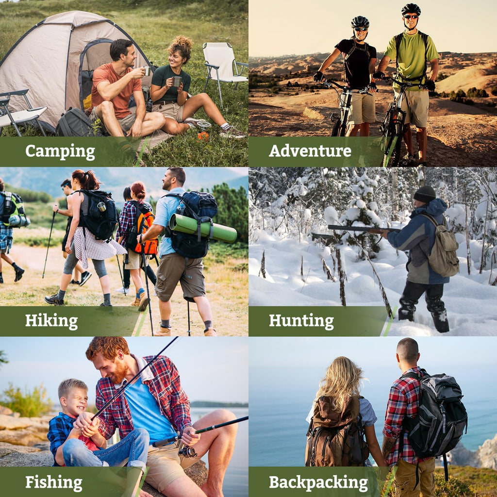 iZoeL Kalendarz adwentowy kempingowy – 24 gadżety outdoorowe