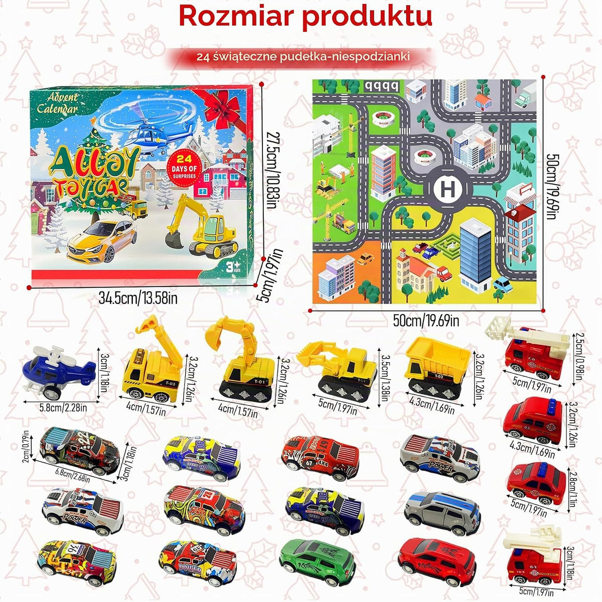 VEEKAY Kalendarz adwentowy 2025 dla dzieci