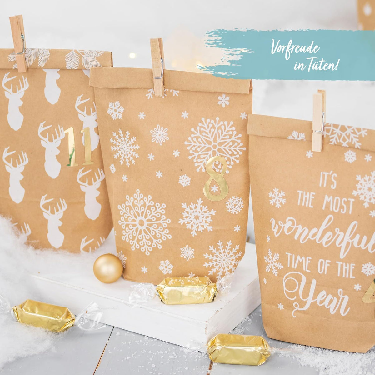 Papierdrachen DIY kalendarz adwentowy do wypełnienia – 24 drukowane