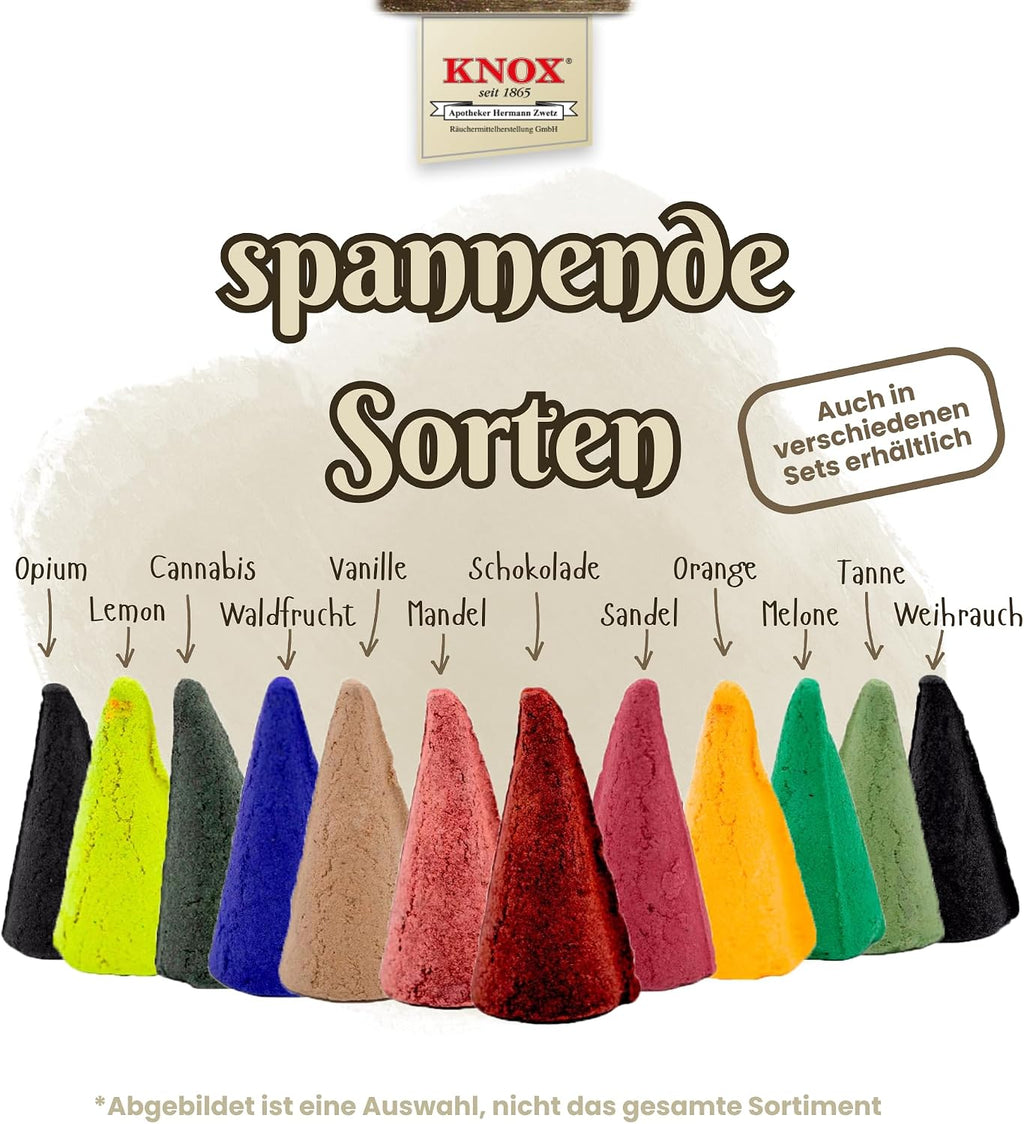 KNOX Knox Kalendarz adwentowy z 24 niebiańskimi zapachami – Budenzauber 2022 – Made in Germany