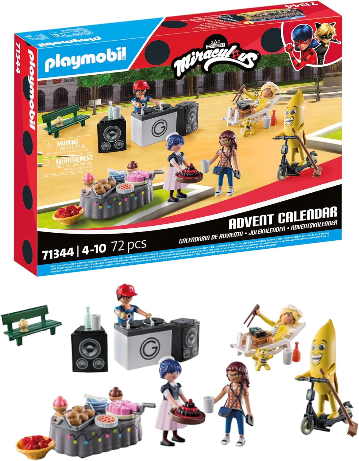 PLAYMOBIL Miraculous 71344 Kalendarz adwentowy Miraculum: Piknik