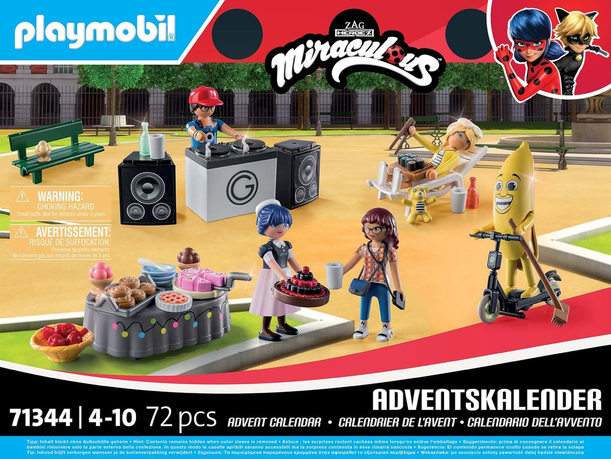 PLAYMOBIL Miraculous 71344 Kalendarz adwentowy Miraculum: Piknik