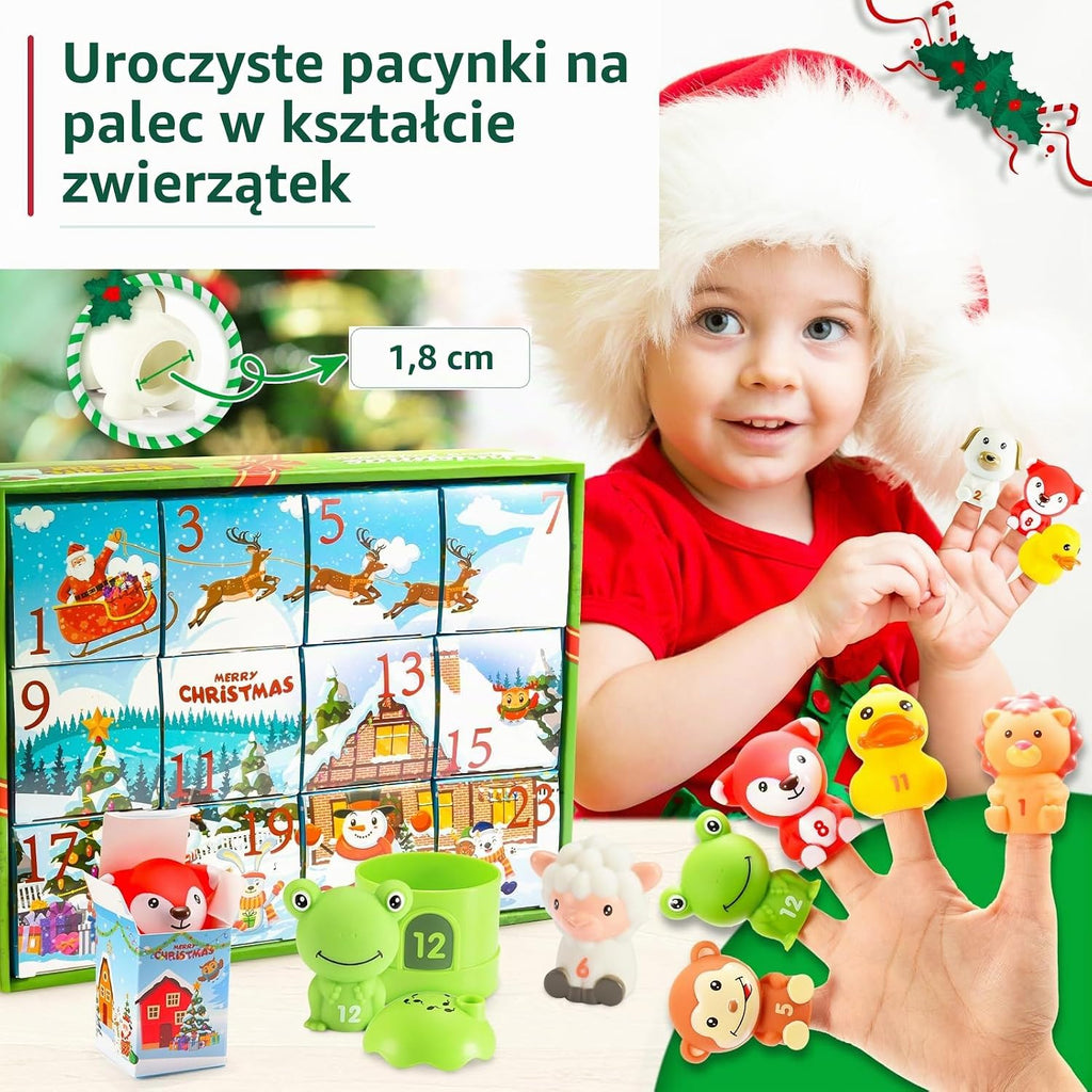 HappyGoLucky Kalendarz adwentowy Farma – 24 niespodzianki, 1–3 lata