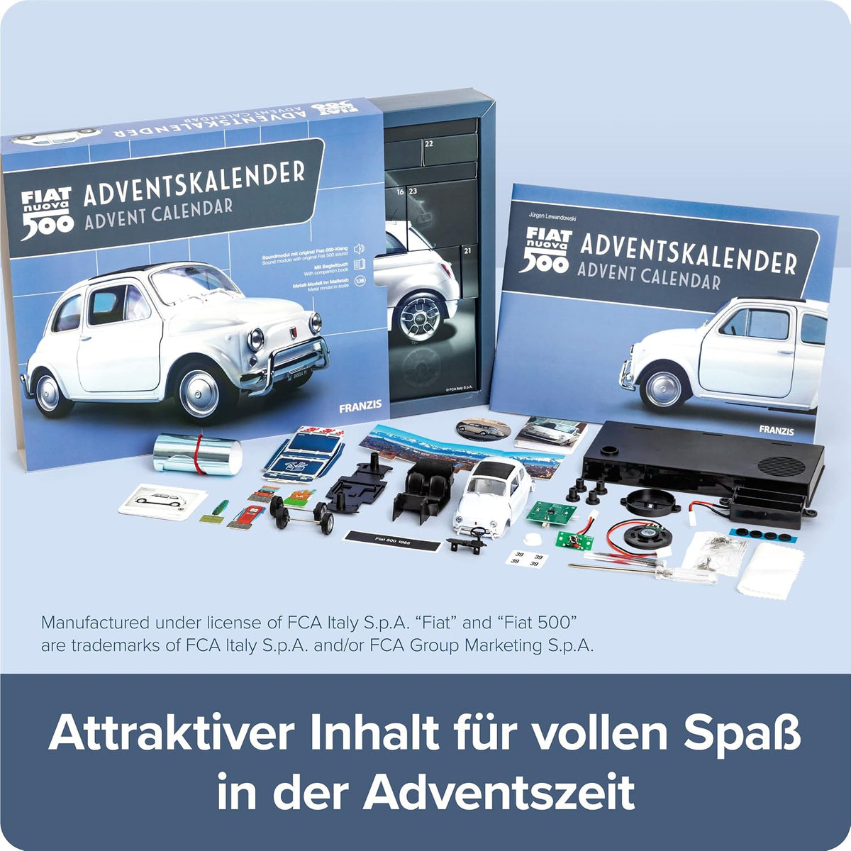 Franzis 67168 Kalendarz adwentowy Fiata 500