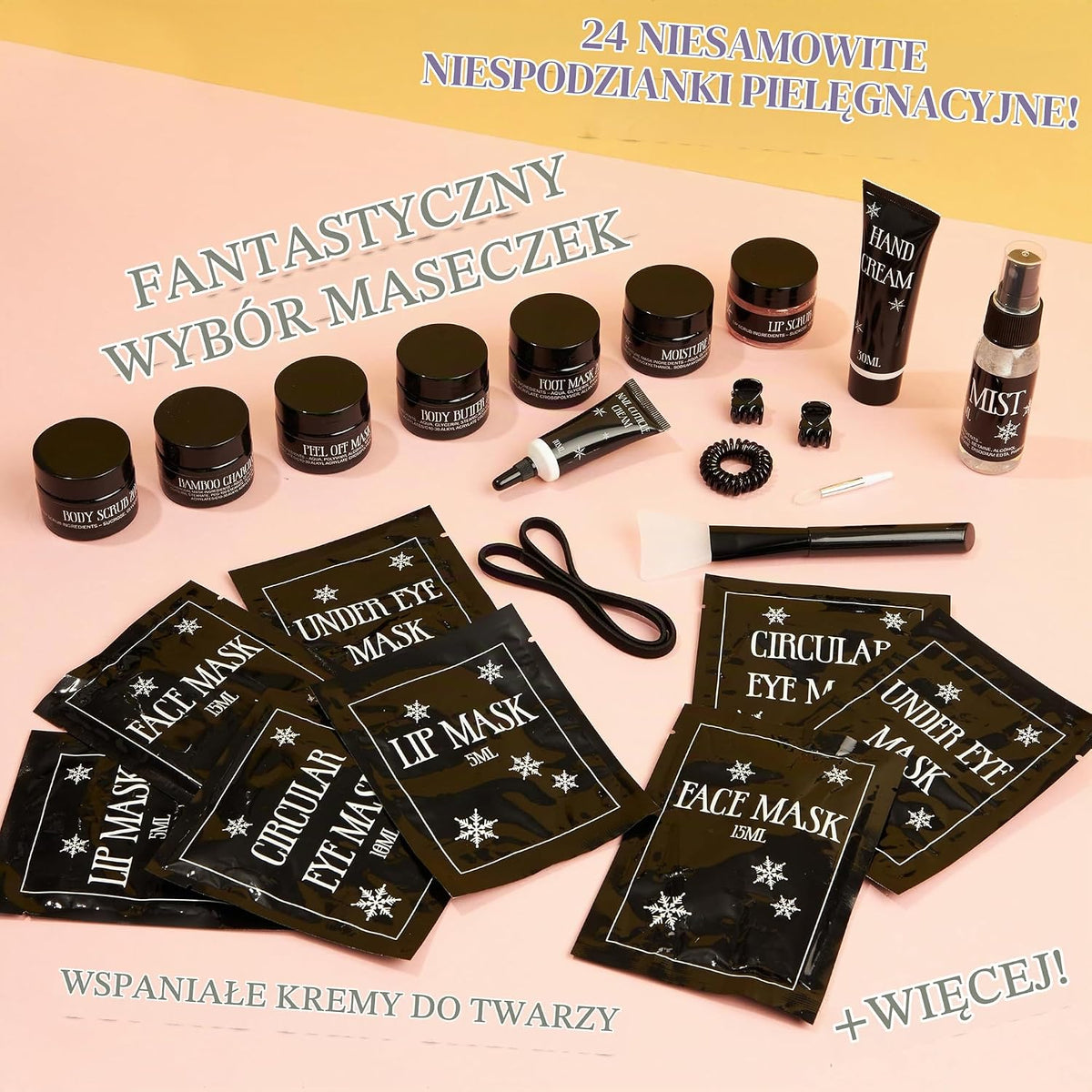 KreativeKraft 24 -częściowy kalendarz adwent Wielobarwność