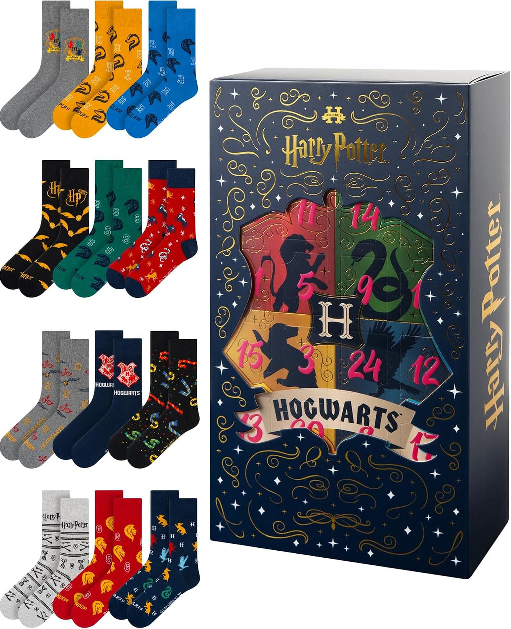 soxo soxo Kalendarz Adwentowy Ze Skarpetkami Harry Potter - 12 Par