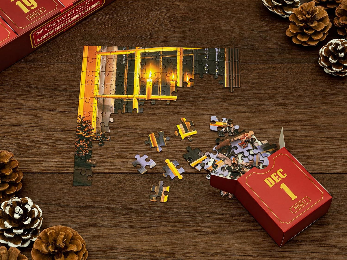 Mindmade Puzzle Kalendarz Adwentowy – Kolekcja Sztuki