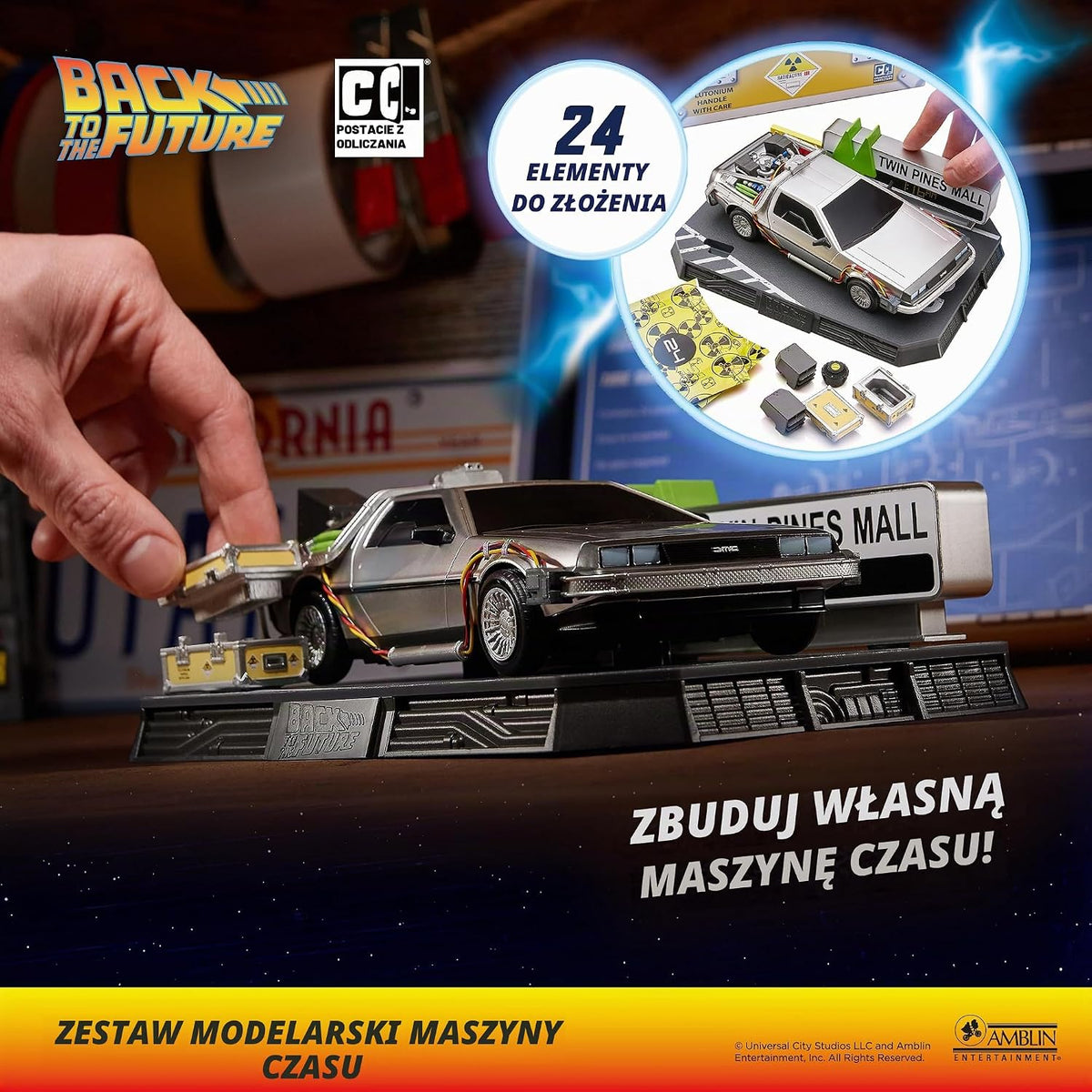 CC Countdown Characters CC Countdown Characters 2024 Twin Pines Mall DeLorean kalendarz adwentowy do zbudowania – 