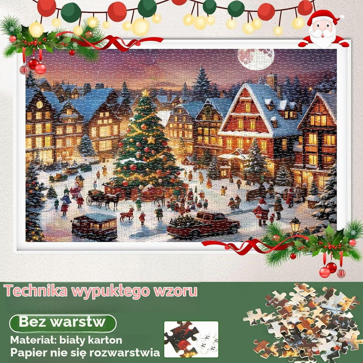 Bszatan Kalendarz Adwentowy 2026 Puzzle – 75 x 52 cm