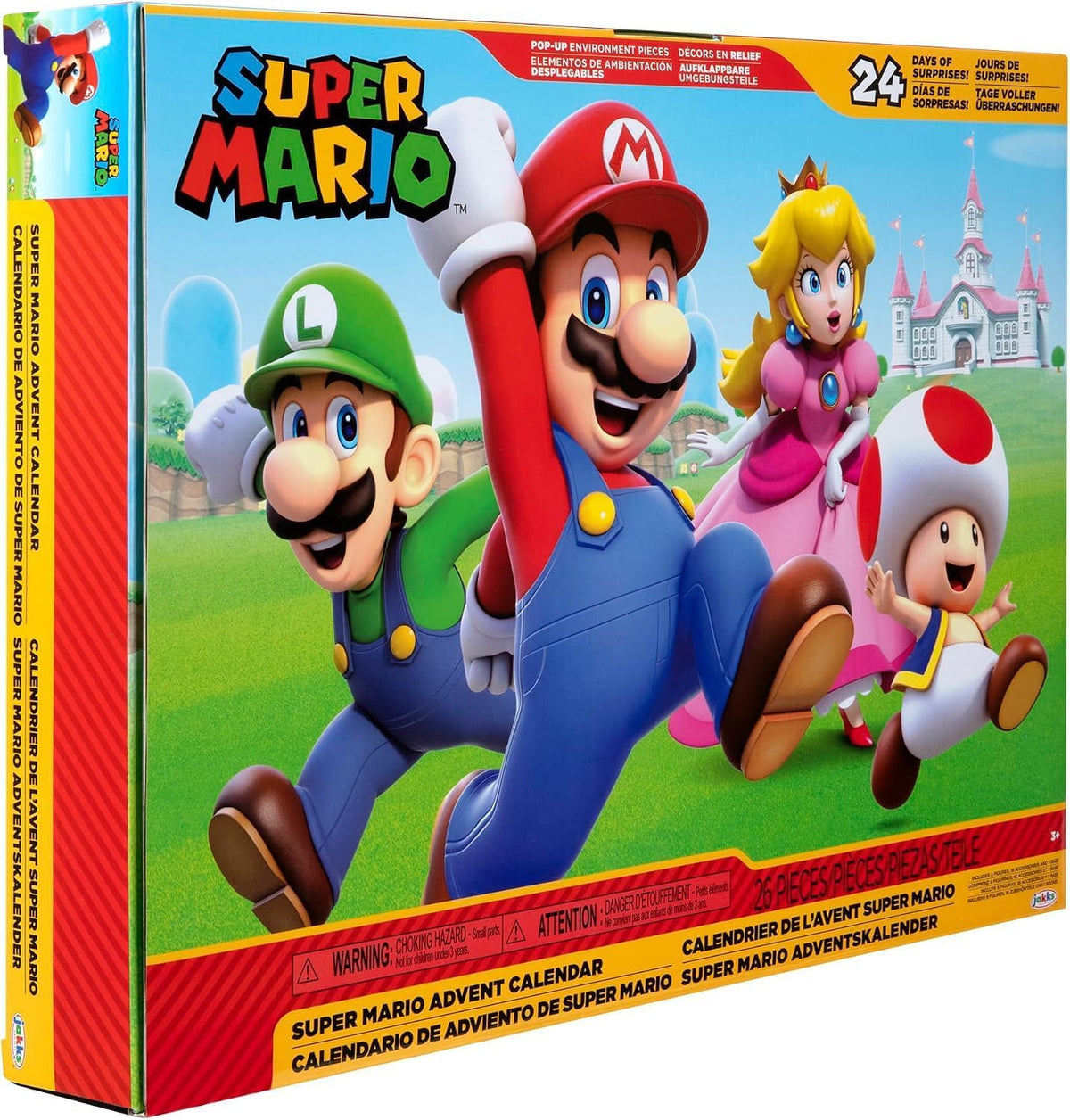 Jakks Pacific Nintendo Super Mario Mushroom Kingdom kalendarz adwentowy