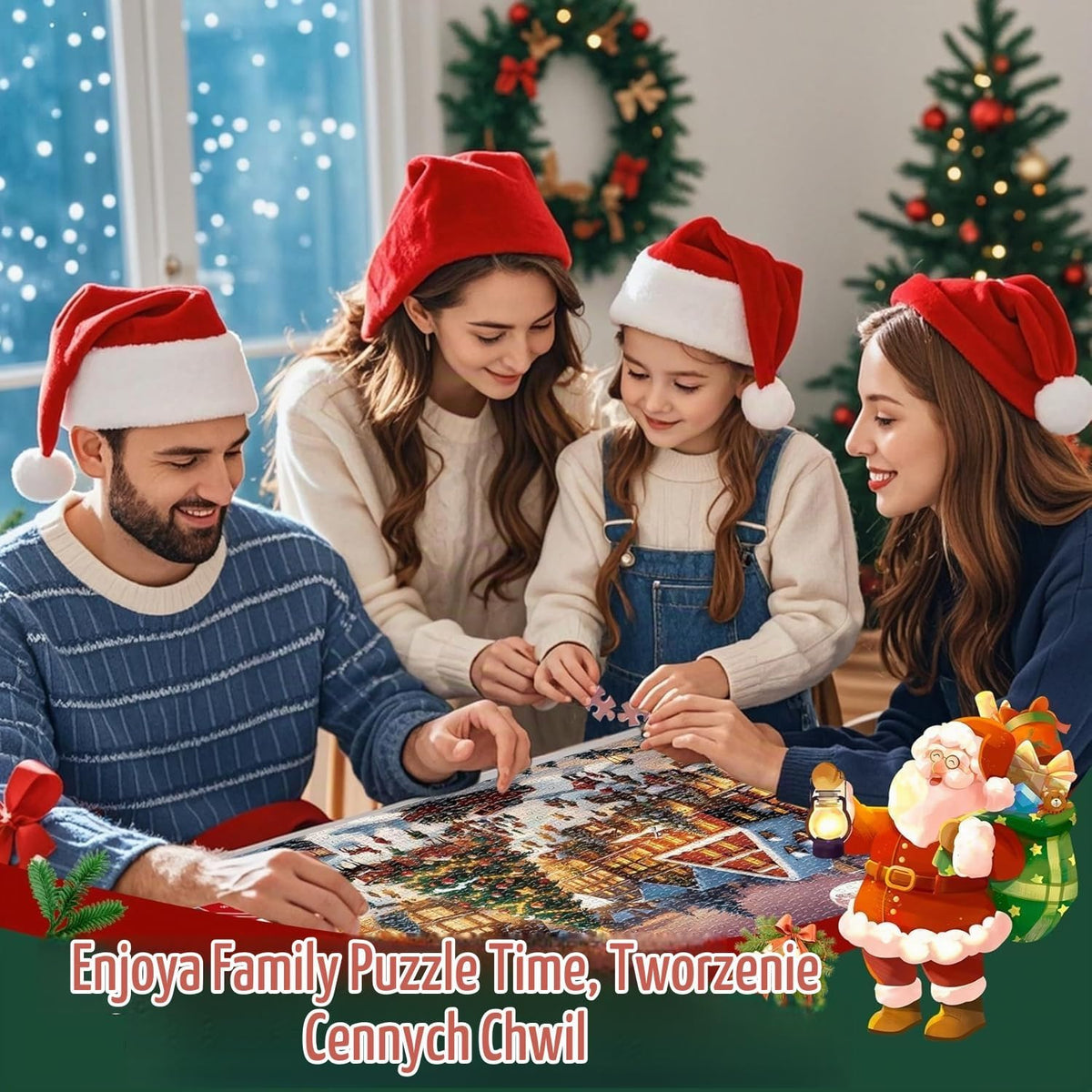 Bszatan Kalendarz Adwentowy 2026 Puzzle – 75 x 52 cm
