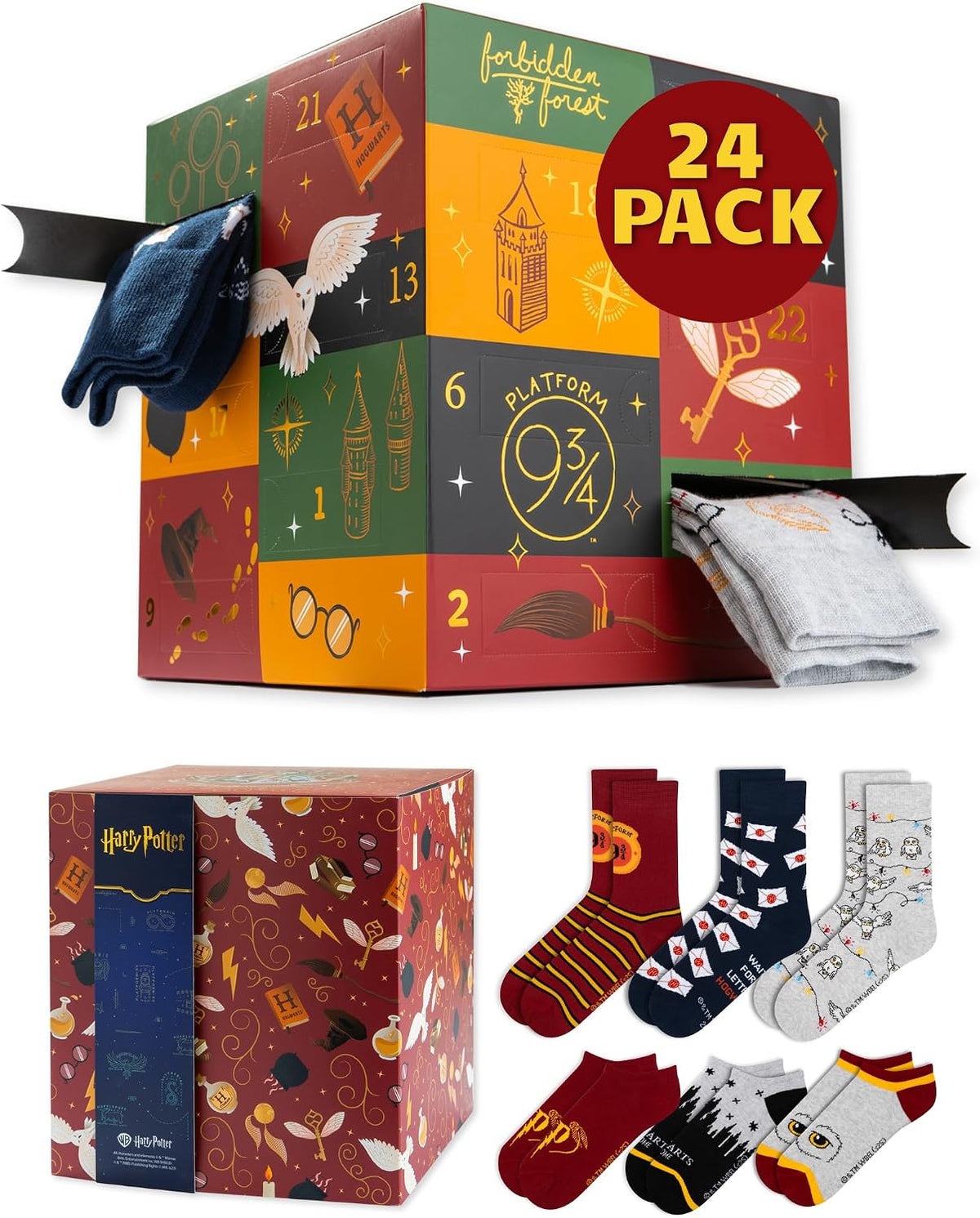 Soxo Kalendarz Adwentowy Ze Skarpetkami Harry Potter – 24