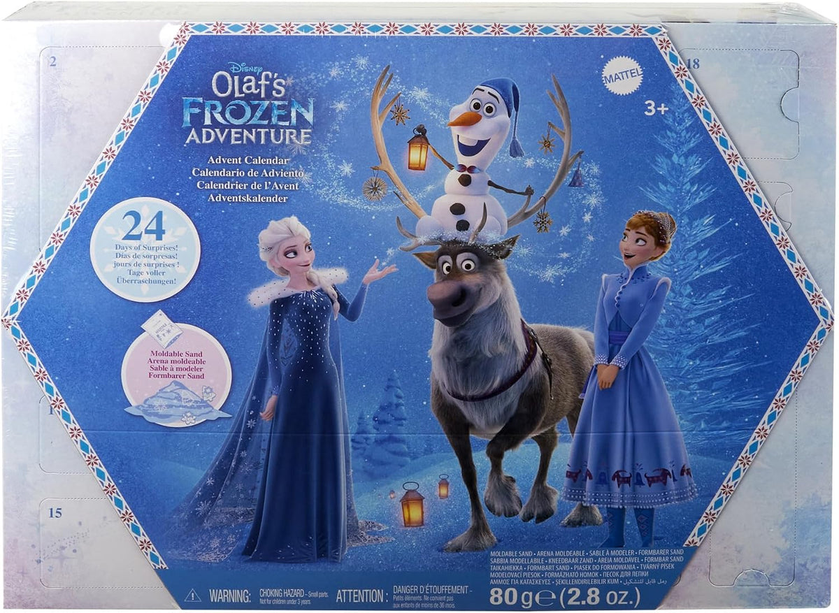 Disney Kraina Lodu Kalendarz adwentowy z lalkami Anną i Elsą