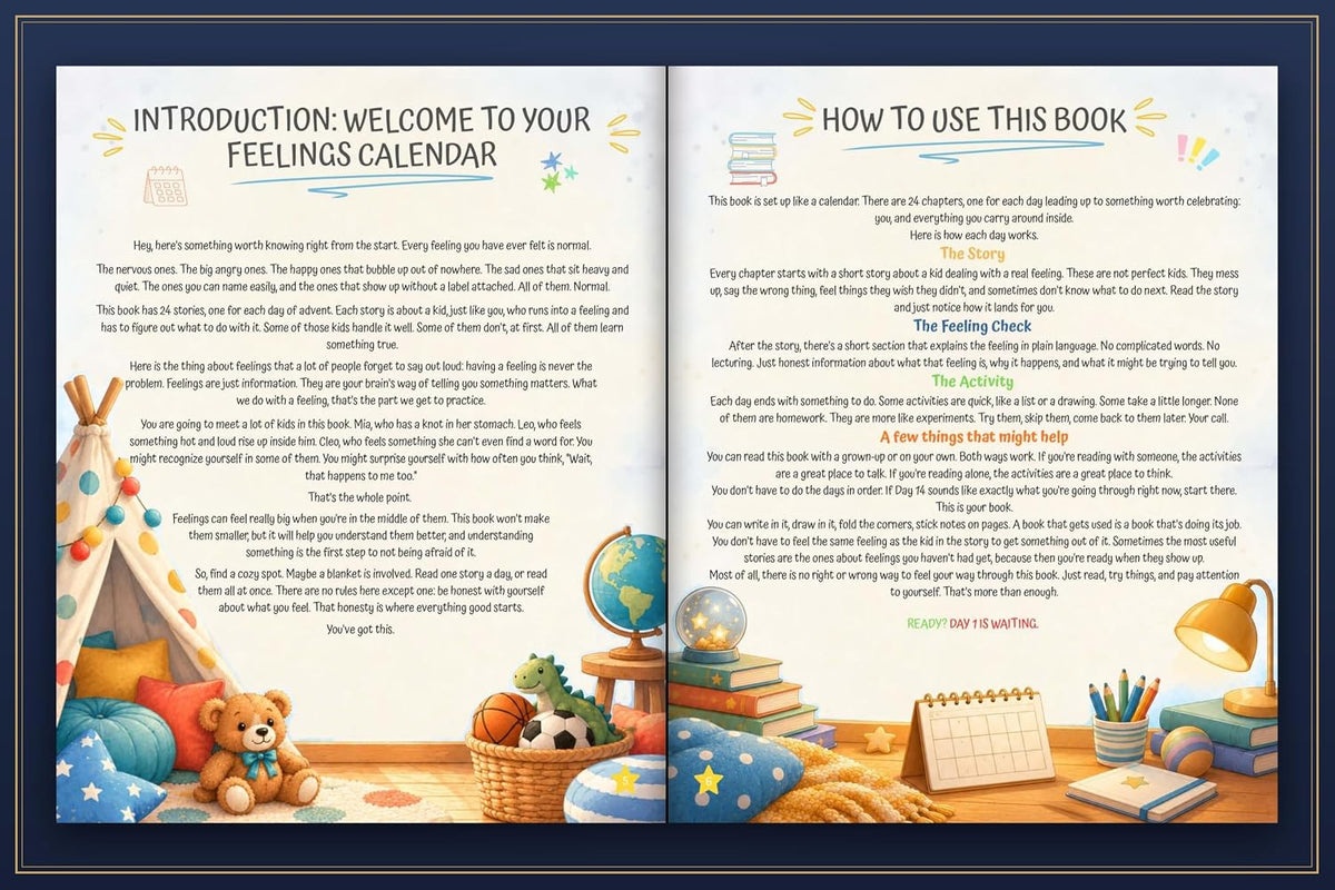 Wydanie: Angielski Toni Sonnenberg (Autor) Format: Miękka oprawa Emotions Advent Calendar for Kids: 24 Days of Illustrated Stories and Gentle Activities Fo