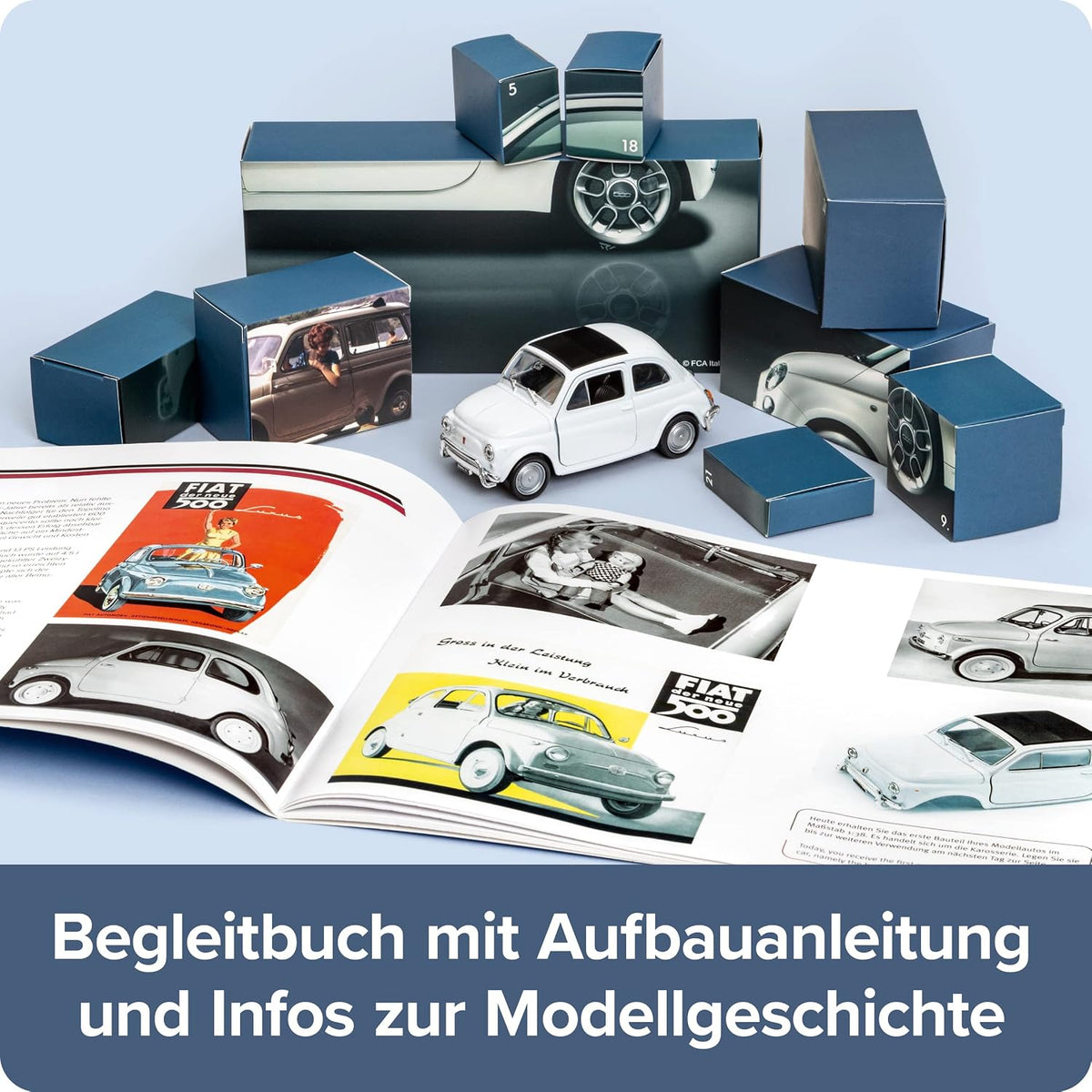 Franzis 67168 Kalendarz adwentowy Fiata 500