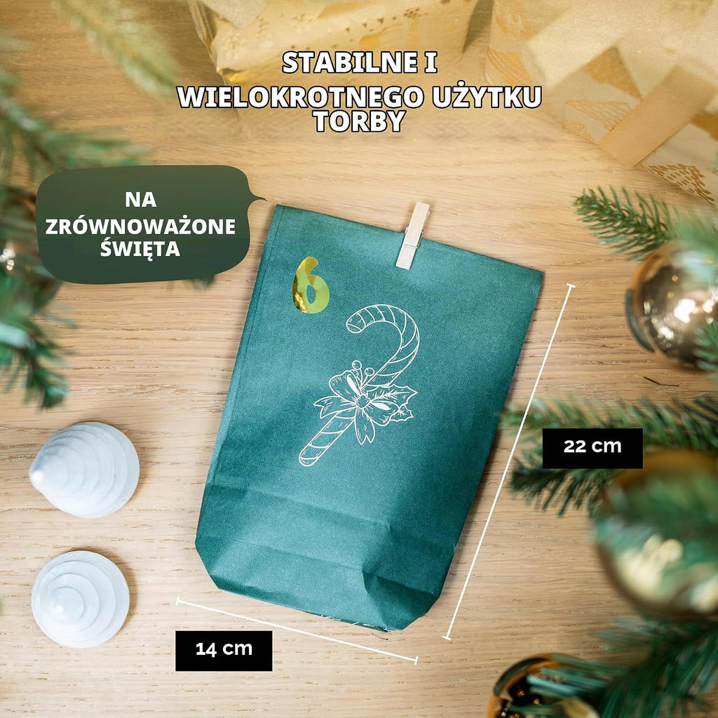 Amari Kalendarz adwentowy do napełnienia nr 23 Evergreen