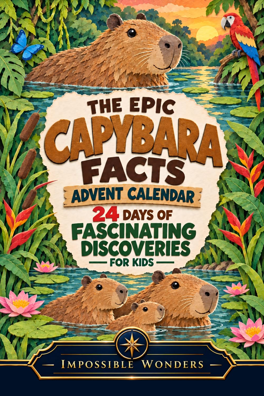 Wydanie: Angielski Robin Marsh (Autor), Impossible Wonders (Autor) Format: Miękka oprawa The Epic Capybara Facts Advent Calendar For Kids: A Christmas Countdown Book with 24 Days 