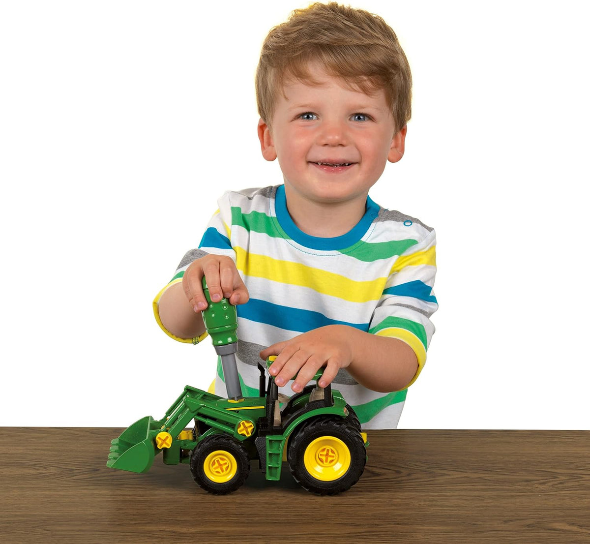 Theo Klein Kalendarz adwentowy traktor John Deere do skręcania