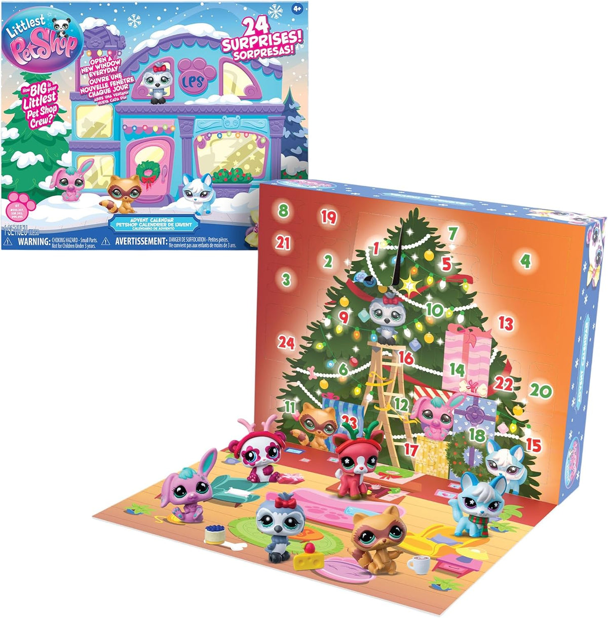 Littlest Pet Shop Kalendarz adwentowy – 8 zwierzaków i 16 akcesoriów