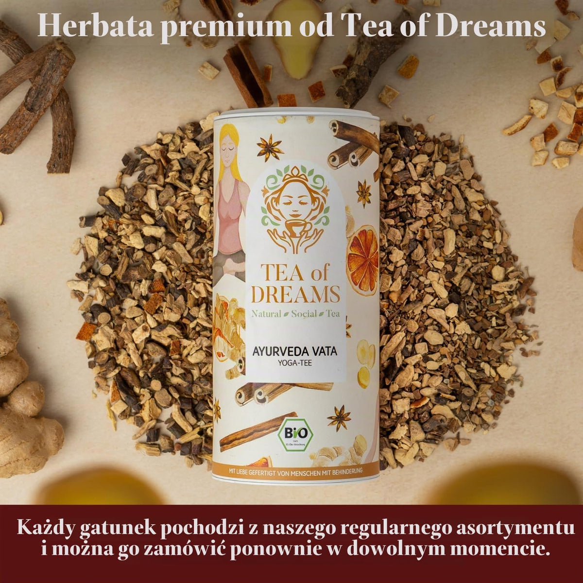 Tea of Dreams Kalendarz adwentowy z herbatą ekologiczną na rok 2023