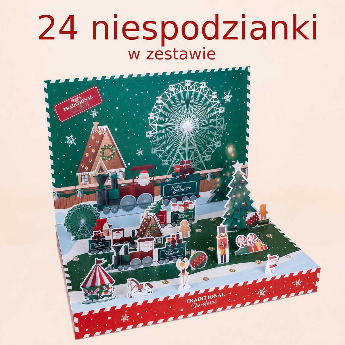 accentra Accentra Kalendarz adwentowy Beauty 2025 z 24 produktami wellness i pielęgnacji ciała – ka