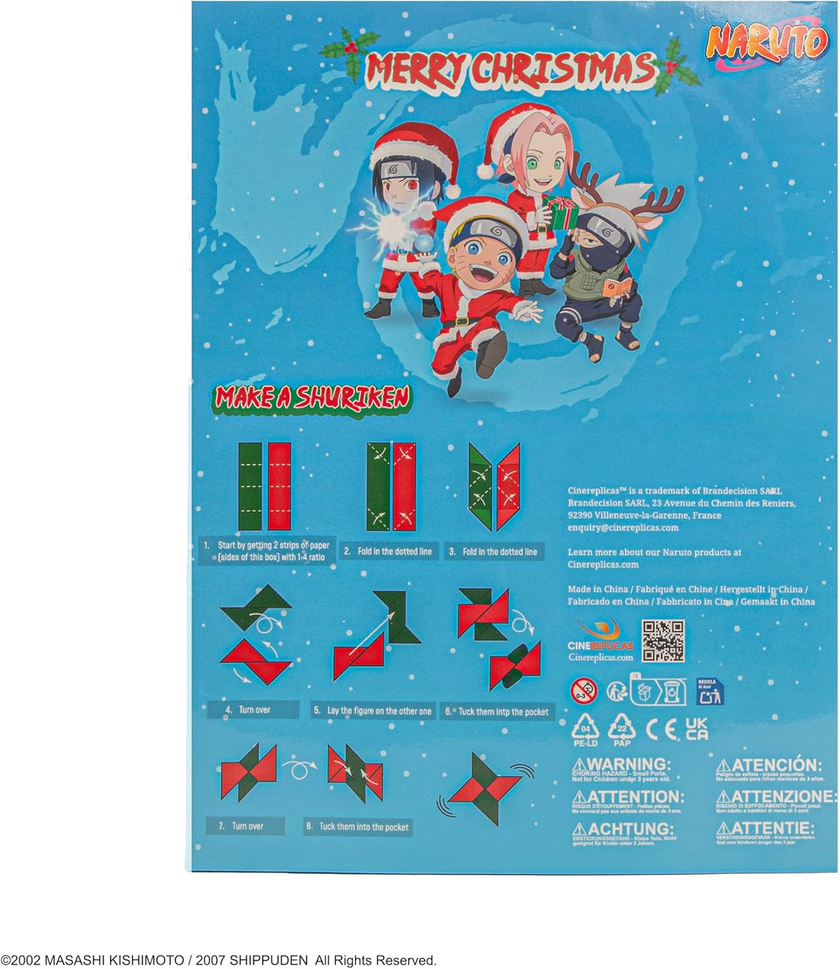 Cinereplicas Naruto Kalendarz adwentowy – 24 prezenty, licencja
