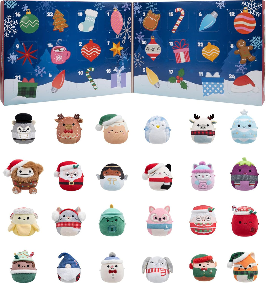 Squishmallows Oryginalny 24-dniowy pluszowy kalendarz adwentowy