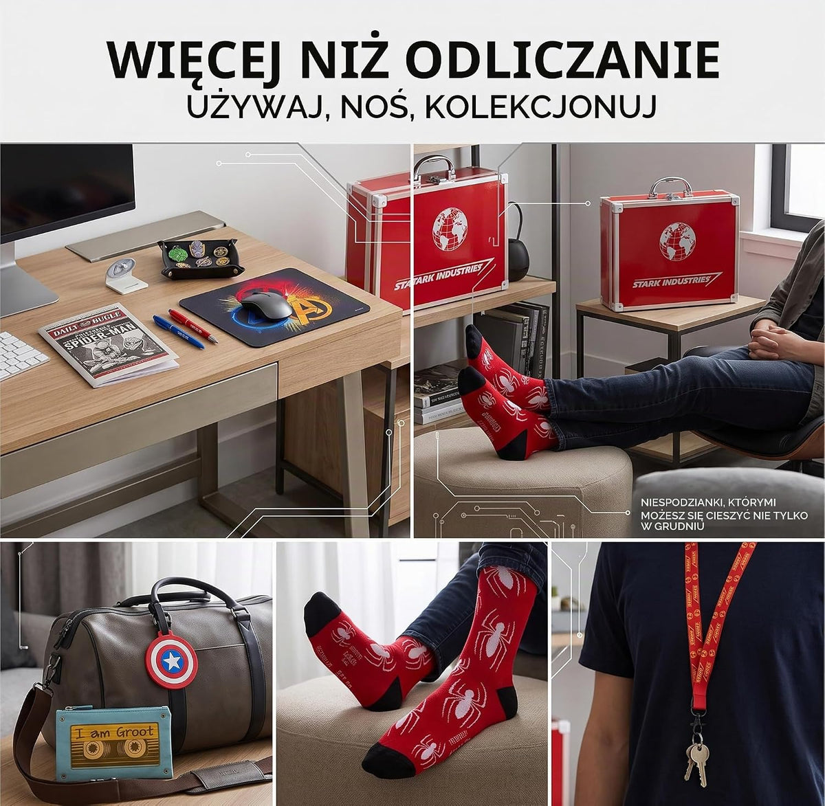 Get Trend Get Trend Marvel Avengers Spiderman kalendarz adwentowy 2026 dla dorosłych