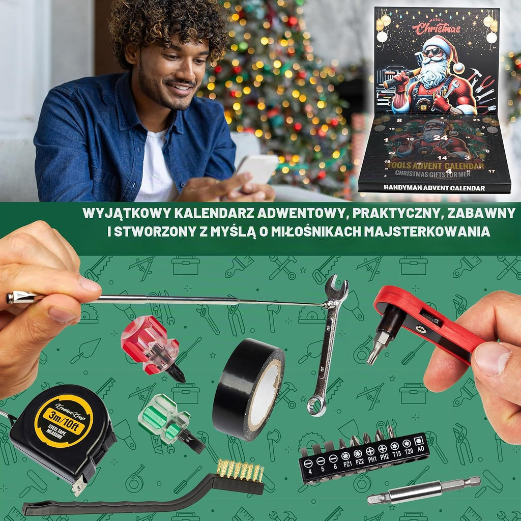 KreativeKraft Tools Kalendarz adwentowy 2026 – 24 narzędzia
