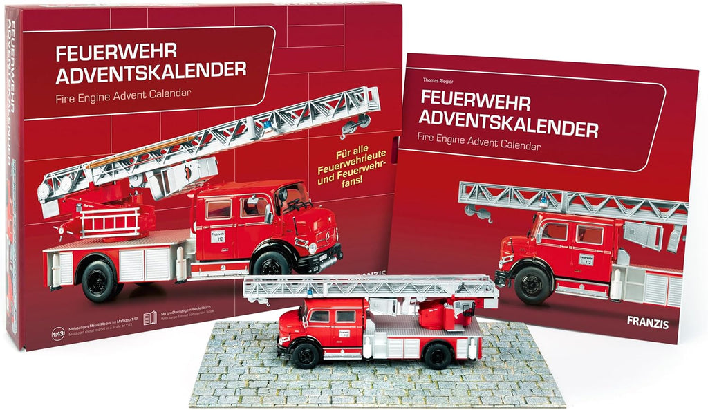 FRANZIS 67206 Kalendarz adwentowy straż pożarna Mercedes L1519 1:43