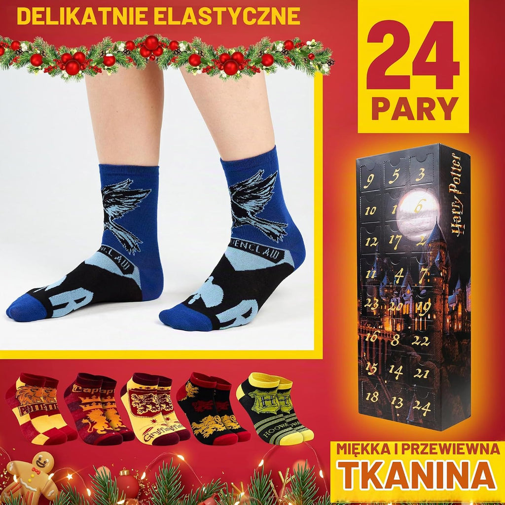 Get Trend Get Trend Harry Potter Skarpety Kalendarz adwentowy 2026 dla kobiet i