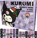 United Labels Hello Kitty Kuromi kalendarz adwentowy z 12 parami skarpet