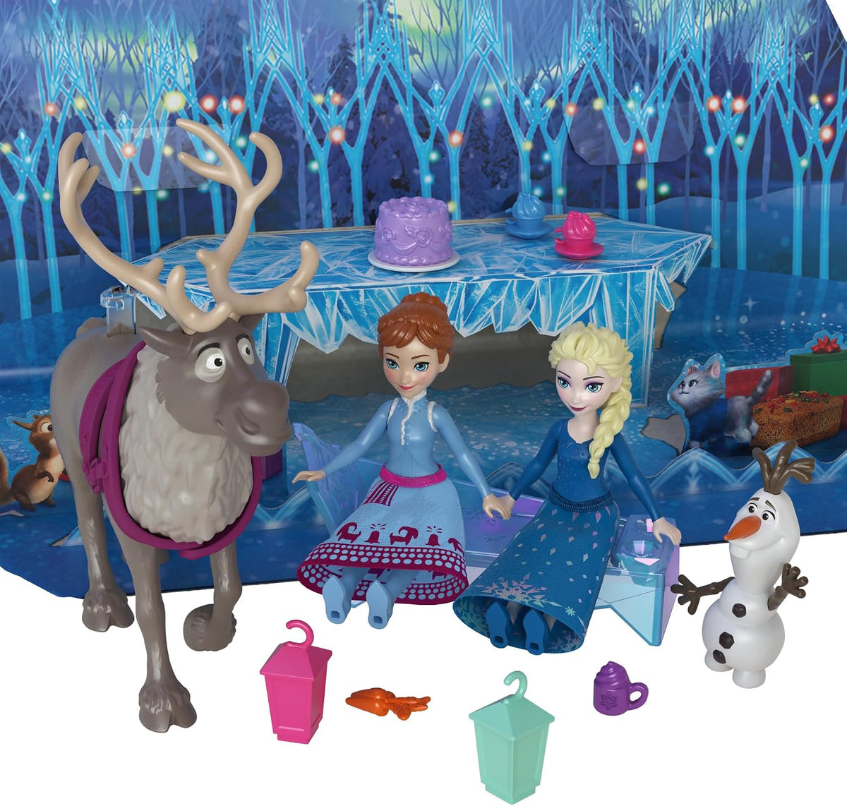 Disney Kraina Lodu Kalendarz adwentowy z lalkami Anną i Elsą