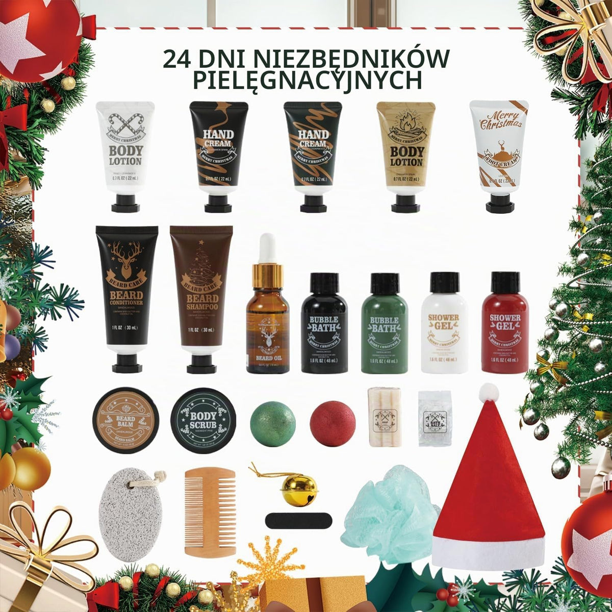 BODY & EARTH Kalendarz adwentowy dla mężczyzn 2026